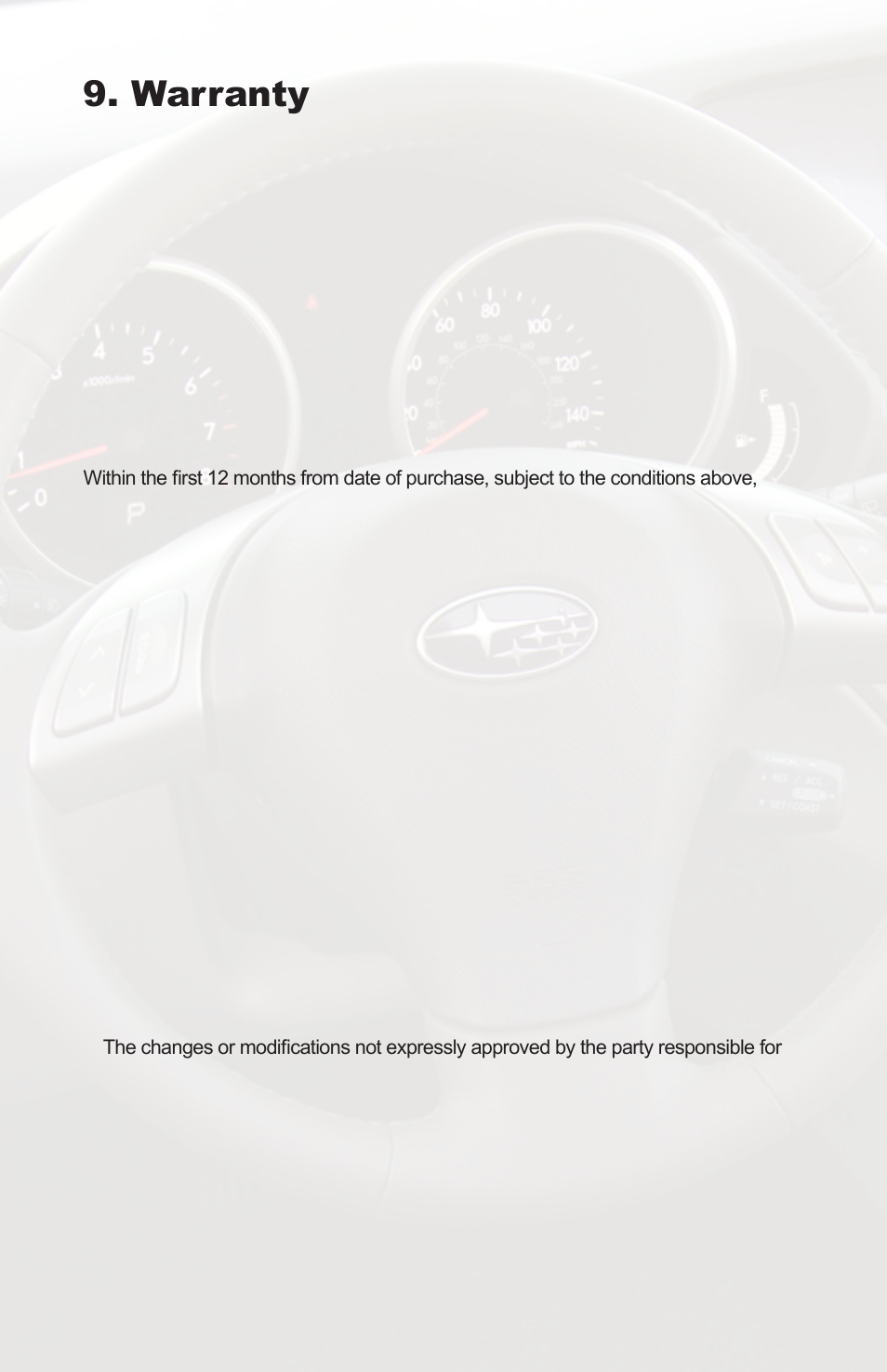 Warranty, One year limited warranty, Warning | Fcc class b radio frequency | iSimple PGHSB1 User Manual | Page 10 / 14