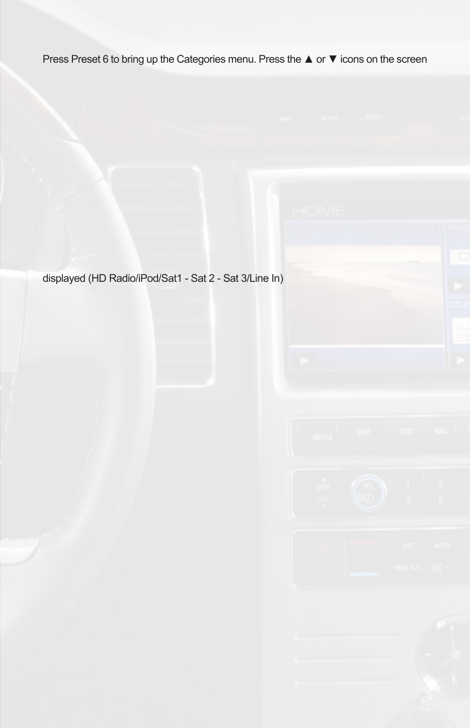 Selecting aux input | iSimple ISFD11 User Manual | Page 9 / 14