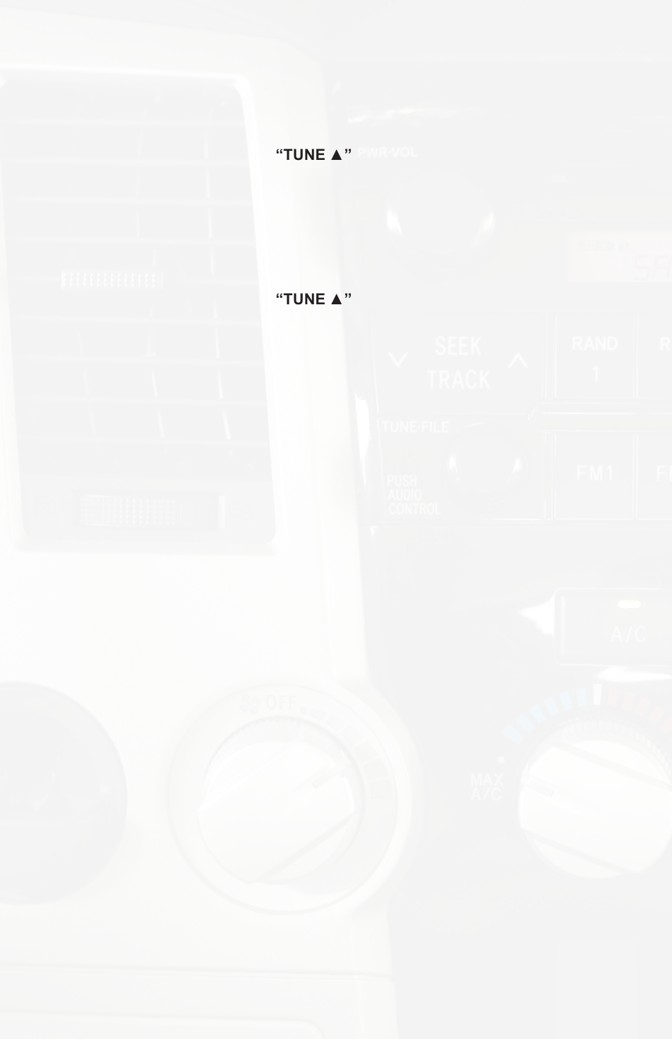 Selecting aux input, Selecting factory installed sat | iSimple IPOD PGHTY1 User Manual | Page 10 / 15