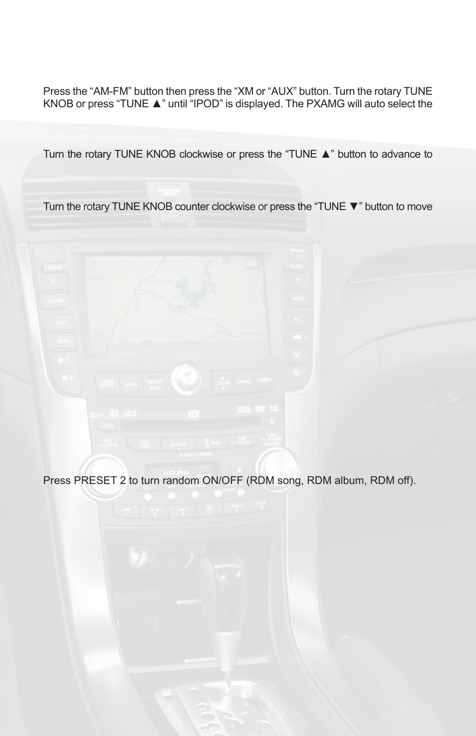 Ipod operation | iSimple PGHHD2C User Manual | Page 7 / 12