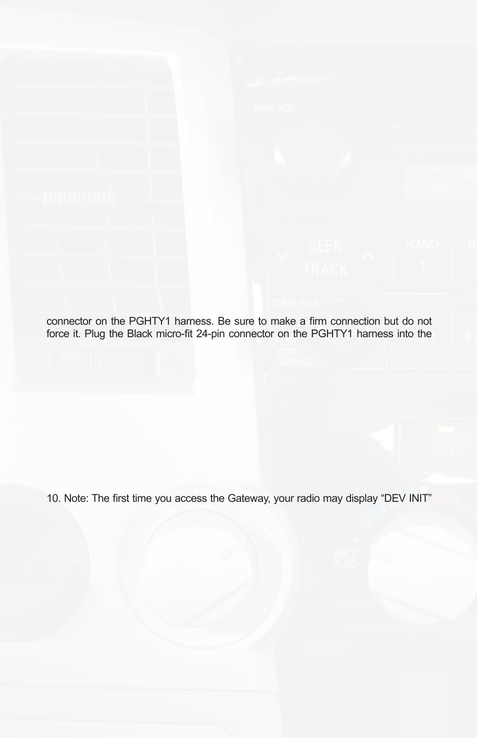 Installation | iSimple PGHTY1 User Manual | Page 6 / 12