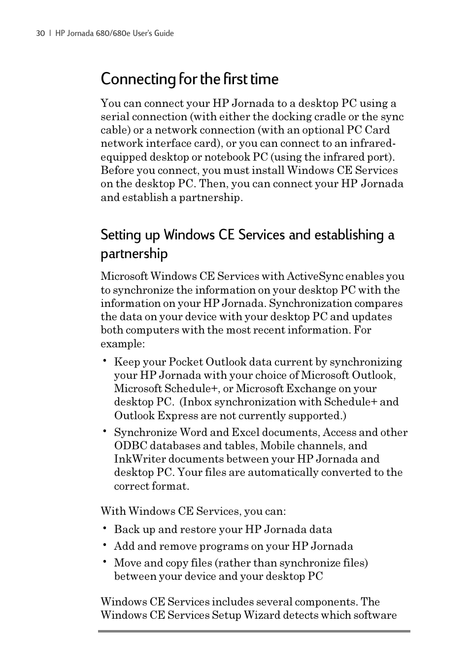 Connecting for the first time | iSimple Handheld PC 680/680e User Manual | Page 36 / 202