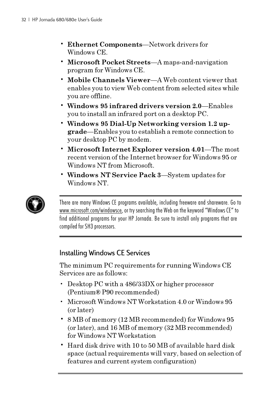 Installing windows ce services | iSimple Handheld PC 680/680e User Manual | Page 38 / 202