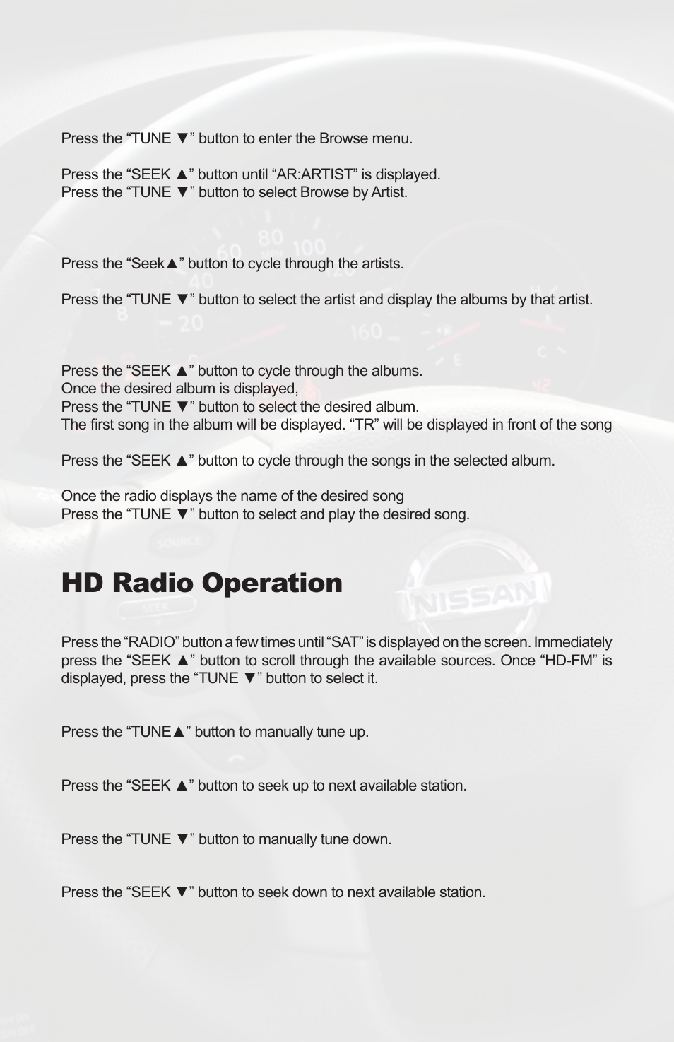 Hd radio operation | iSimple PGHNI2 User Manual | Page 24 / 42
