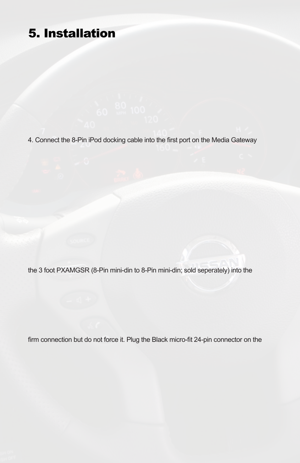 Installation | iSimple PGHNI2 User Manual | Page 6 / 42