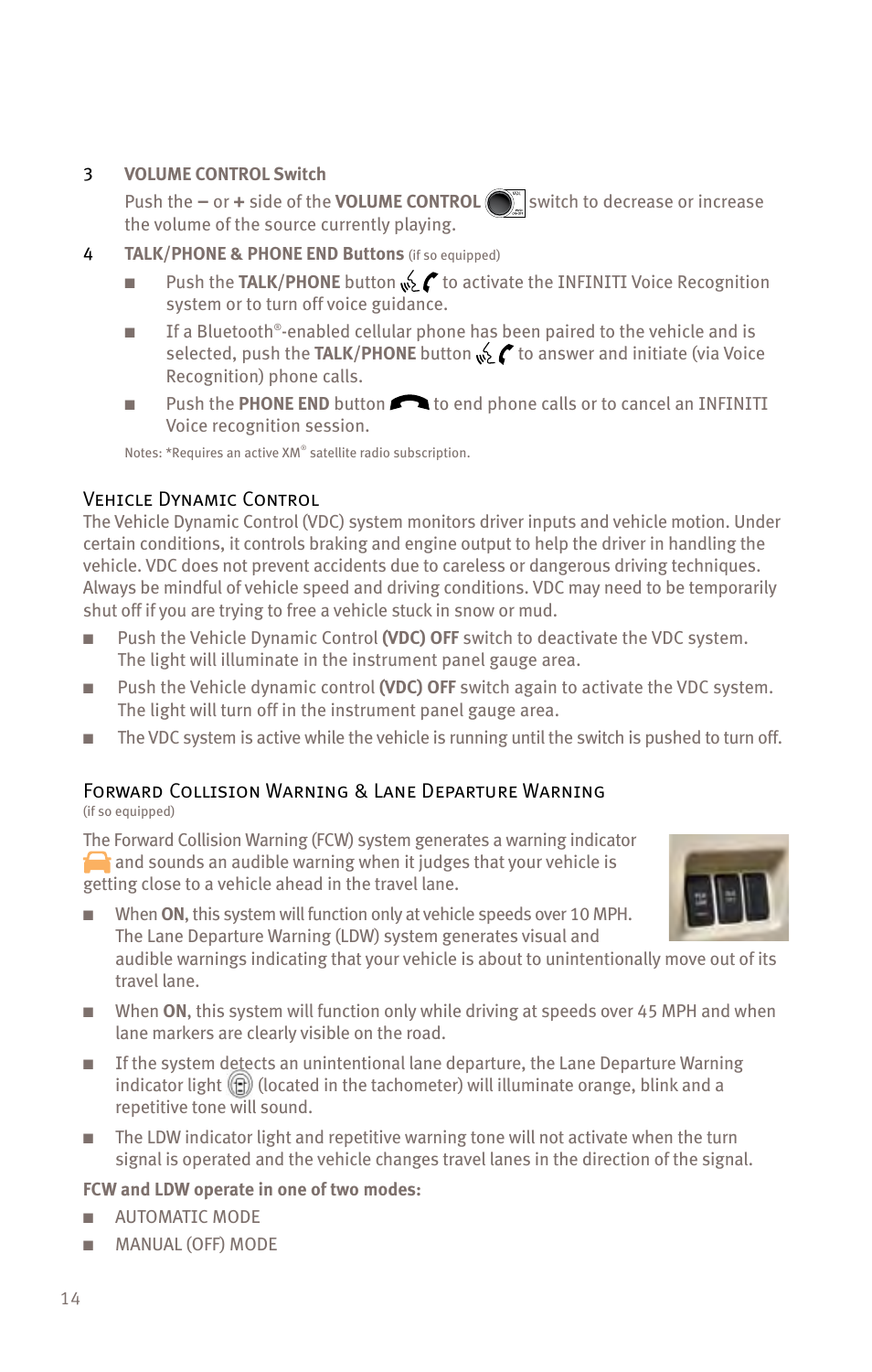 Infiniti EX35 User Manual | Page 16 / 48