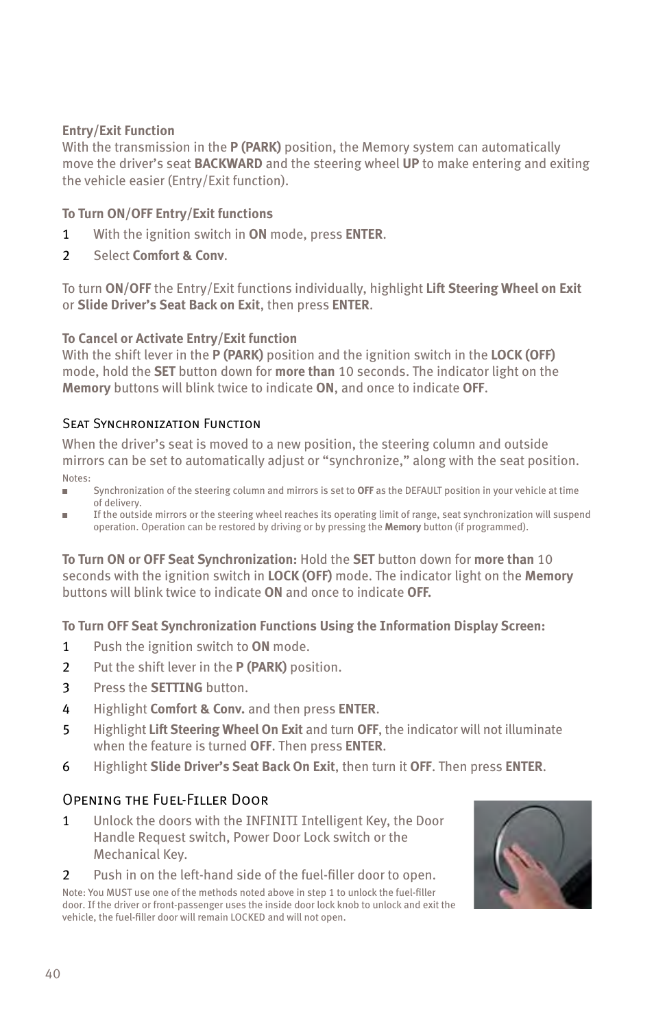 Infiniti EX35 User Manual | Page 42 / 48