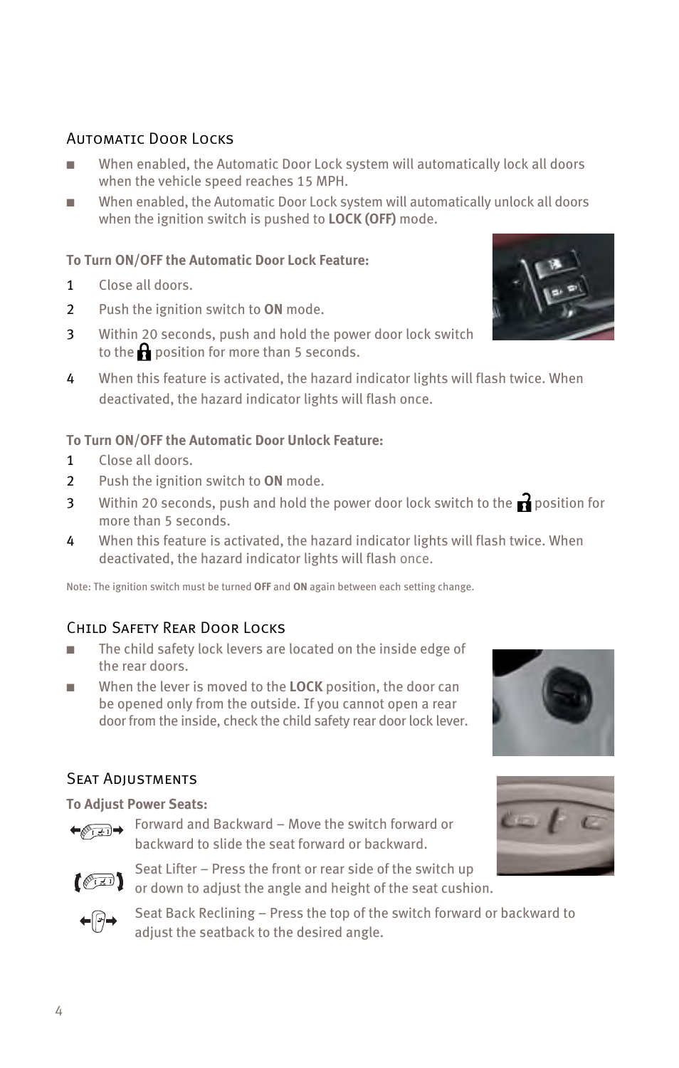 Infiniti EX35 User Manual | Page 6 / 48