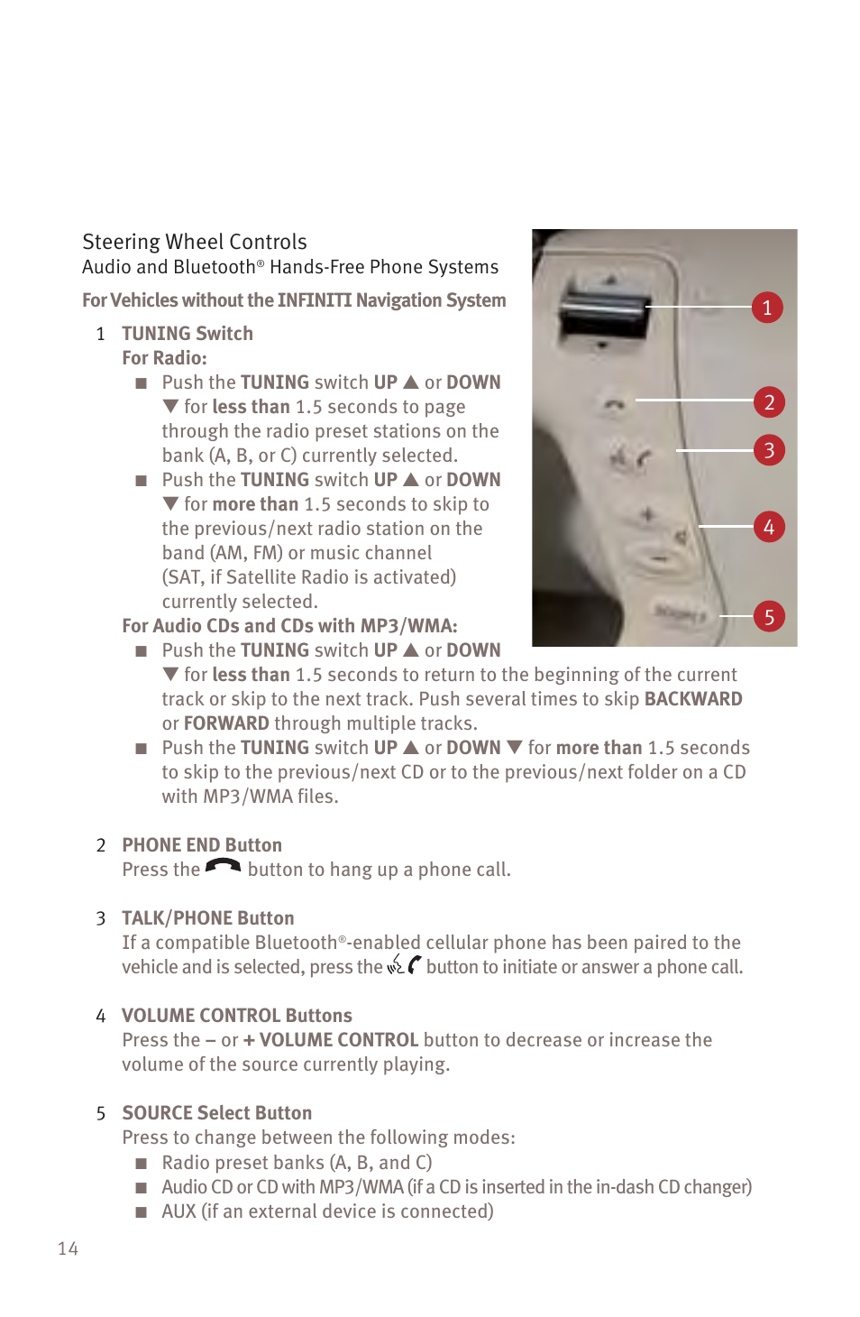 Infiniti M45 User Manual | Page 16 / 48