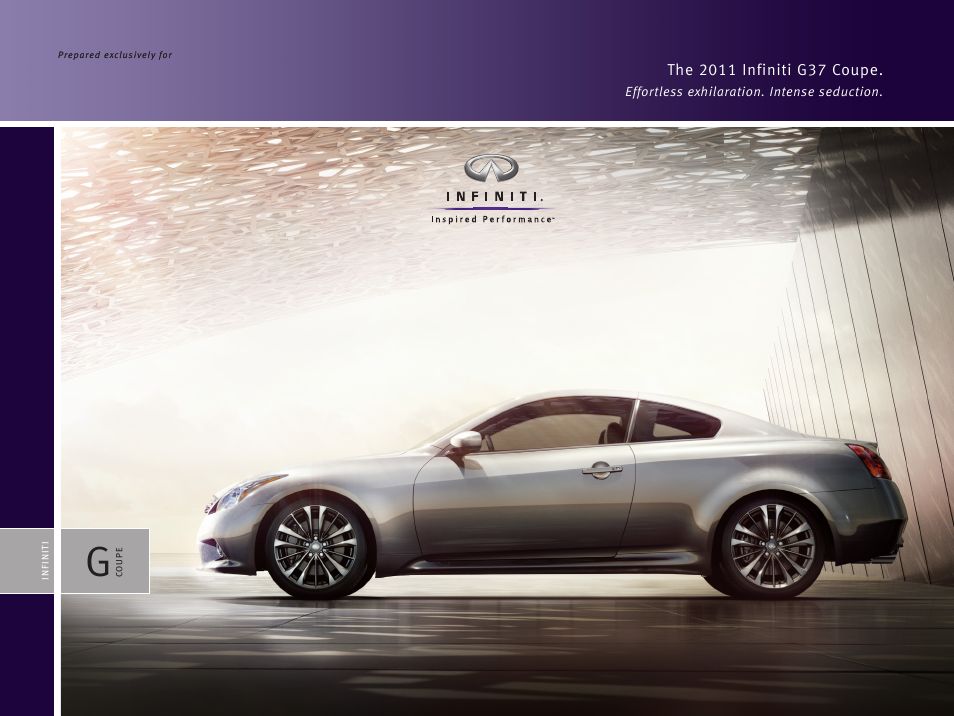 Infiniti COUPE G37 User Manual | 5 pages