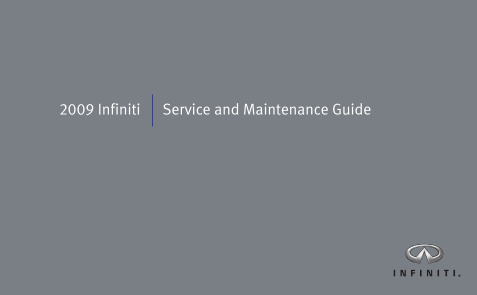 Infiniti Automobile User Manual | 47 pages