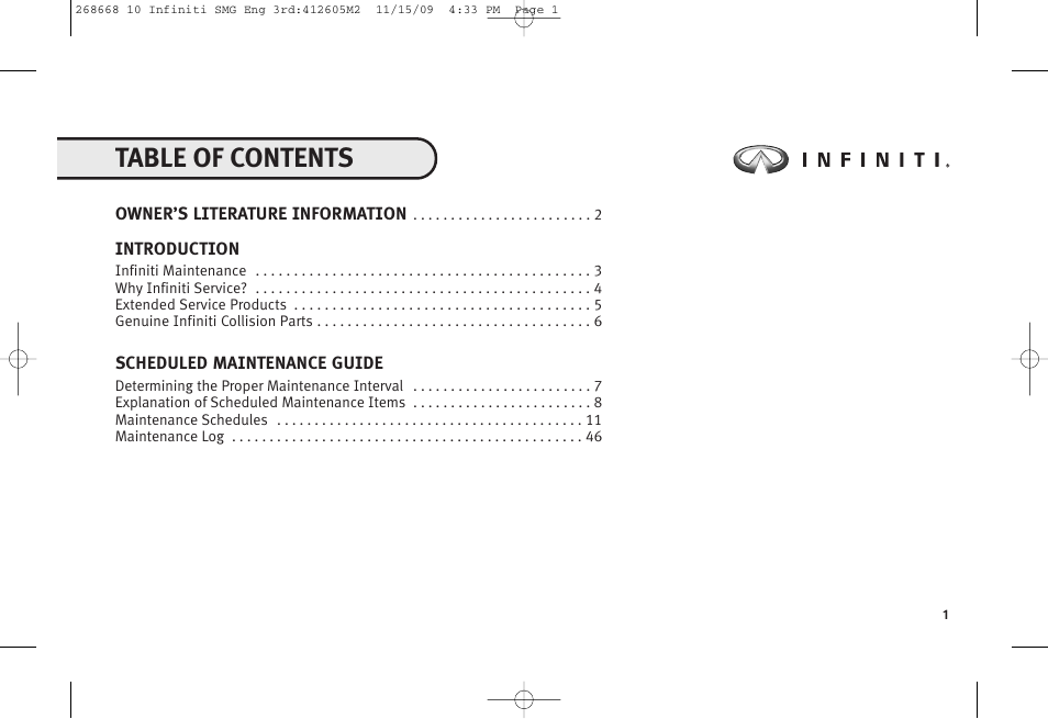 Infiniti M35 User Manual | Page 2 / 52