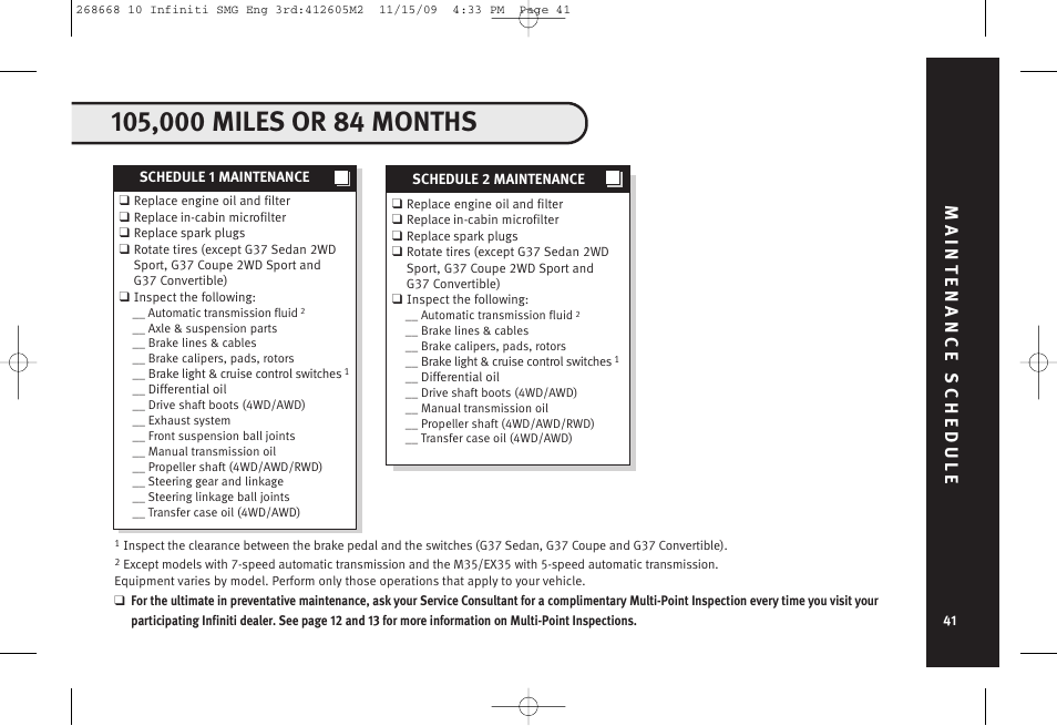 Infiniti M35 User Manual | Page 42 / 52