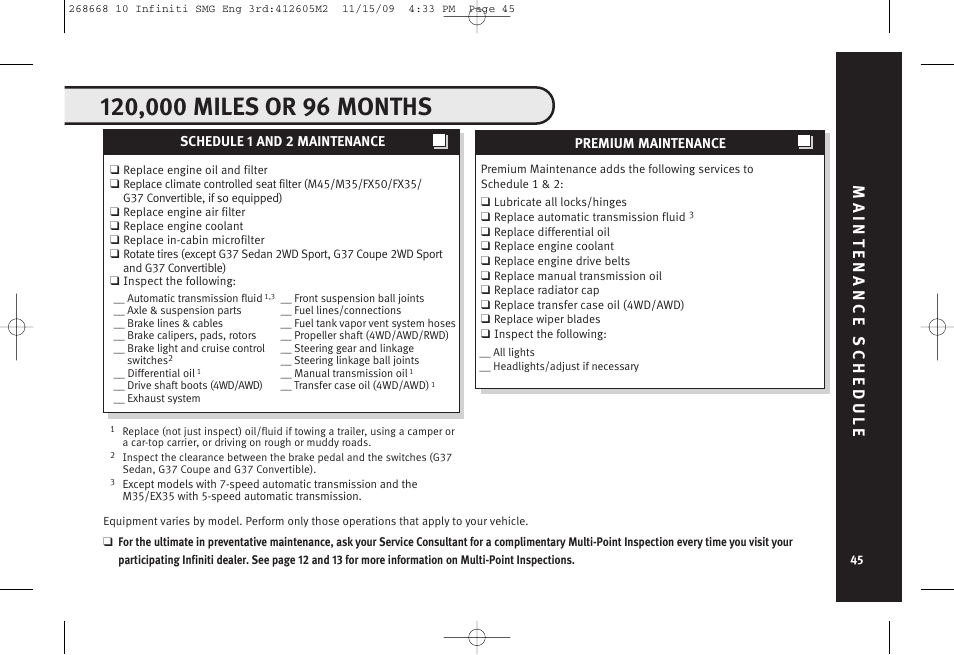 Infiniti M35 User Manual | Page 46 / 52