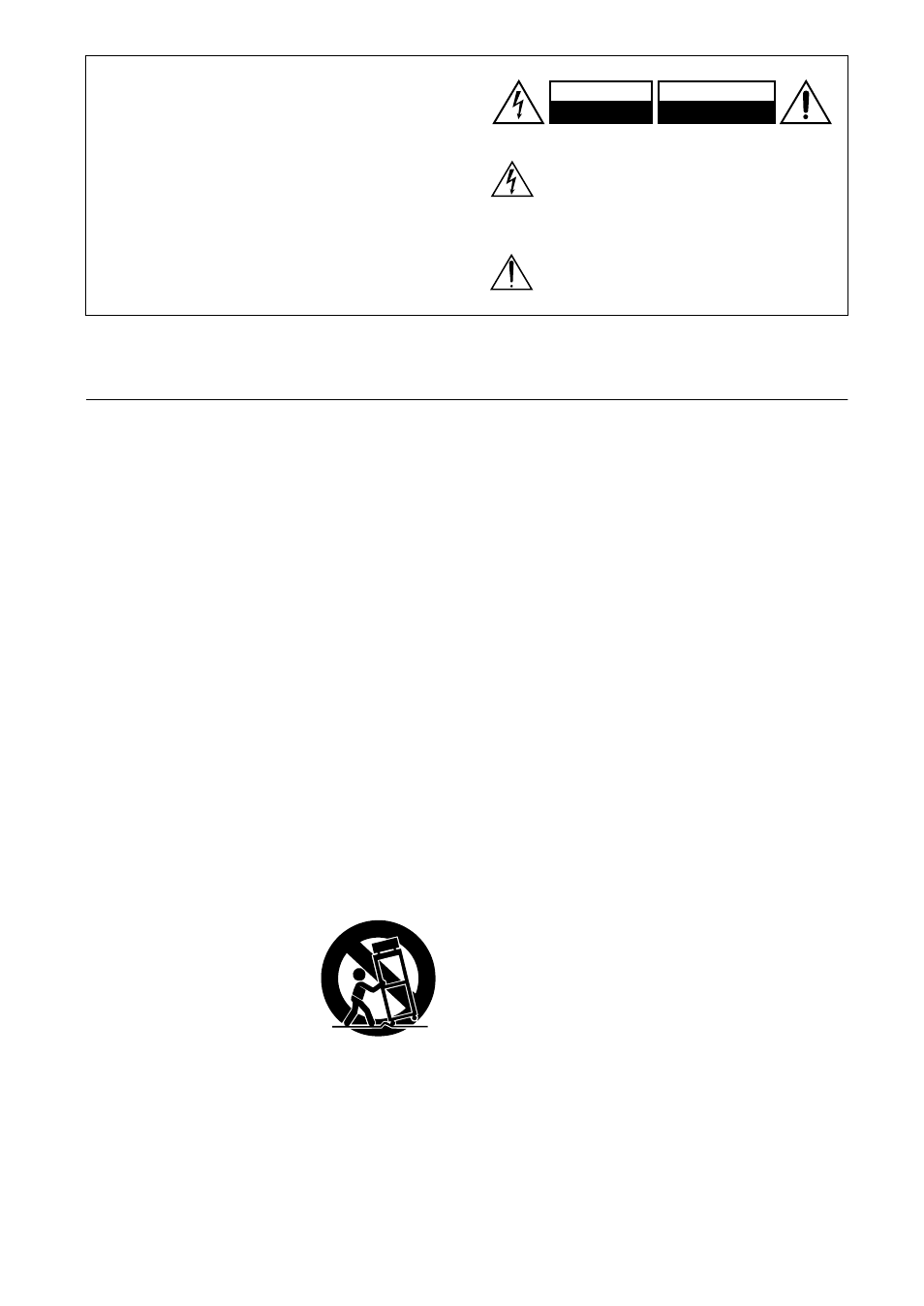 Important safety instructions, Warning, Caution | Integra DPS-5.4 User Manual | Page 2 / 60