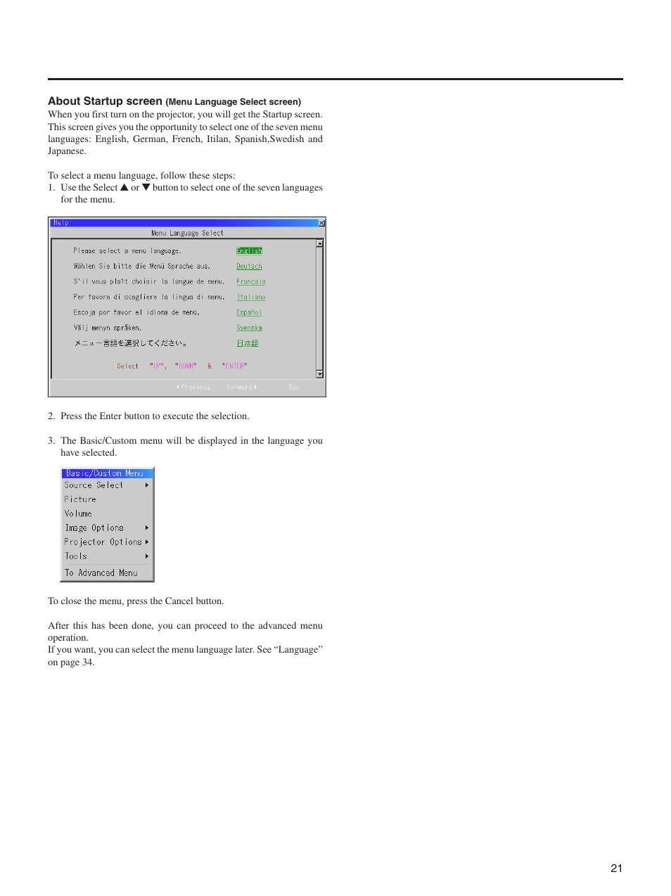 Integra DLV-100 User Manual | Page 21 / 52