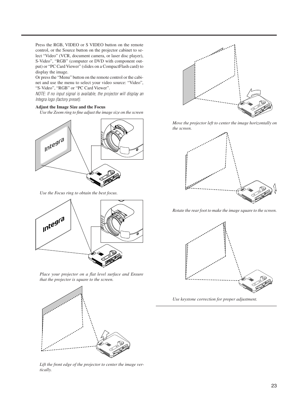 Integra DLV-100 User Manual | Page 23 / 52