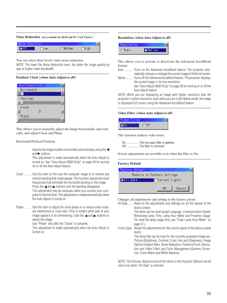 Integra DLV-100 User Manual | Page 33 / 52