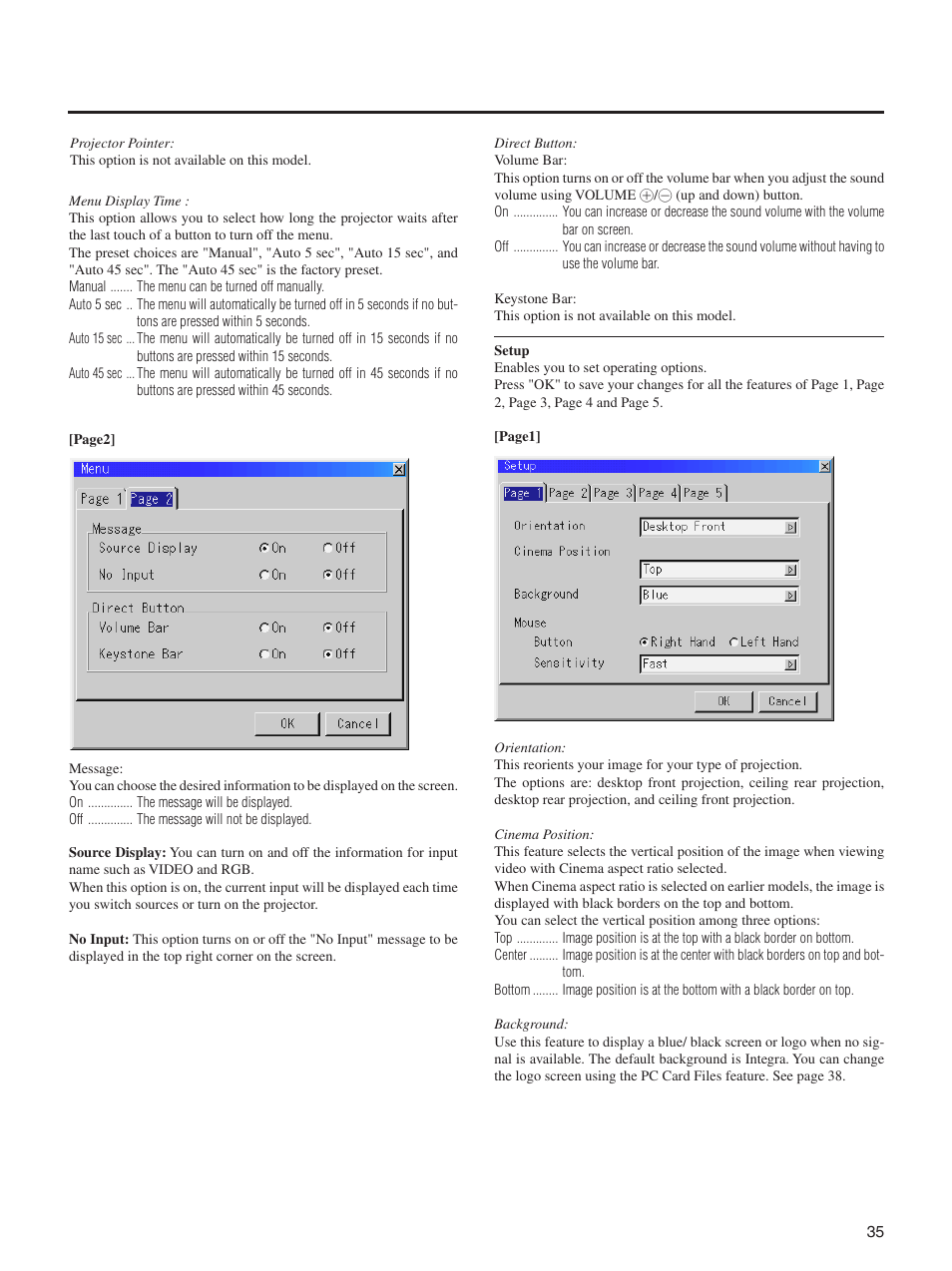 Integra DLV-100 User Manual | Page 35 / 52
