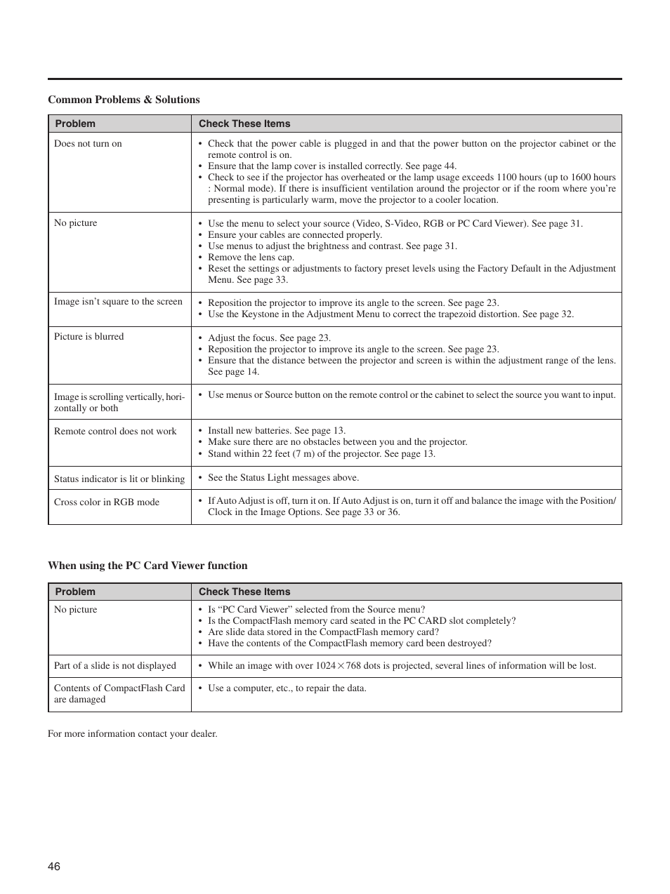 Integra DLV-100 User Manual | Page 46 / 52