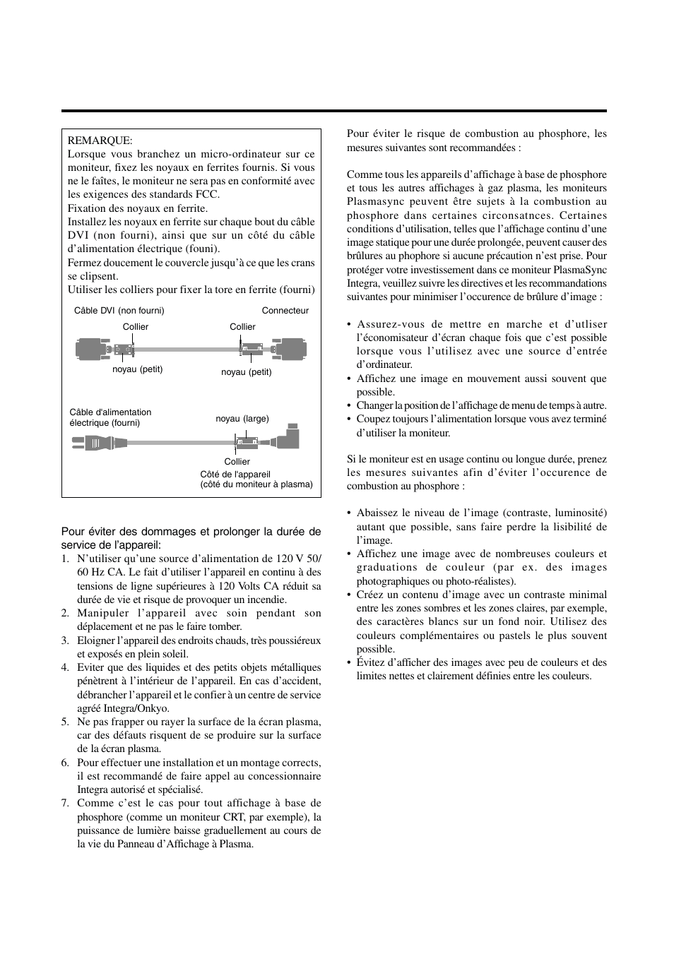 Integra PLA-50V1 User Manual | Page 5 / 57