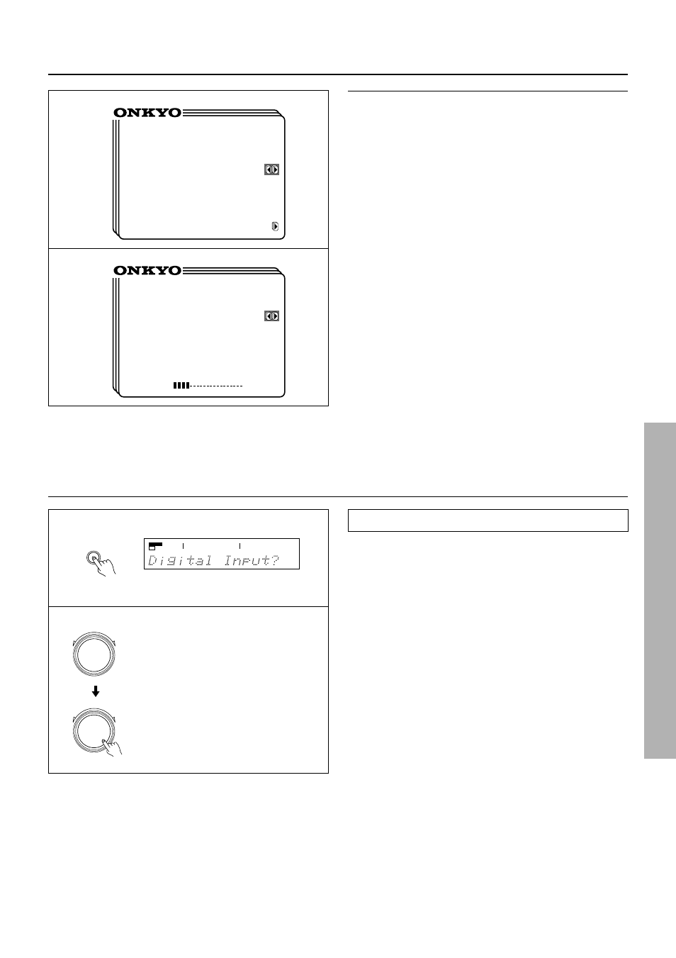 Playing a digital source (digital input setup), Digital input setup, Setting the speaker level | Integra DTR-7 User Manual | Page 23 / 64