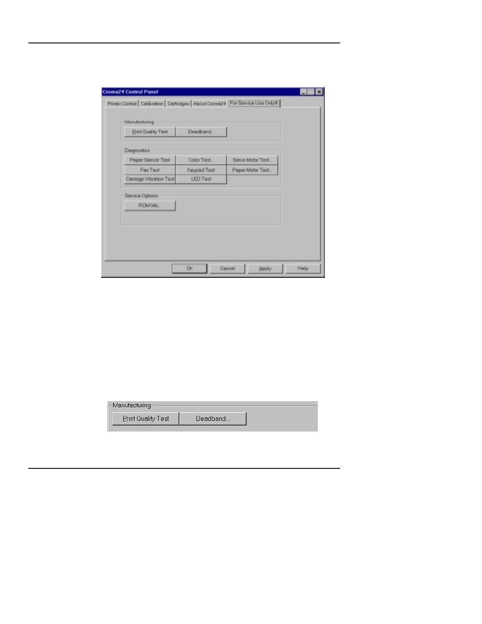 Manufacturing menu | Integra CROMA24 User Manual | Page 66 / 132