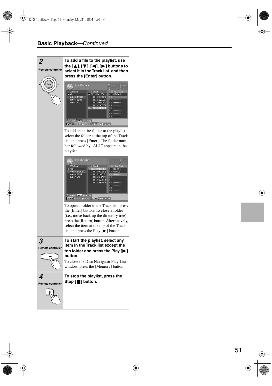 Integra DPS-10.5 User Manual | Page 51 / 92