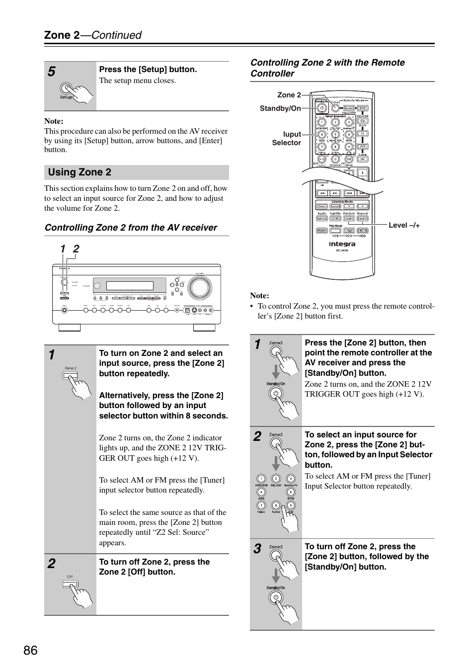 Integra DTR-5.8 User Manual | Page 86 / 100