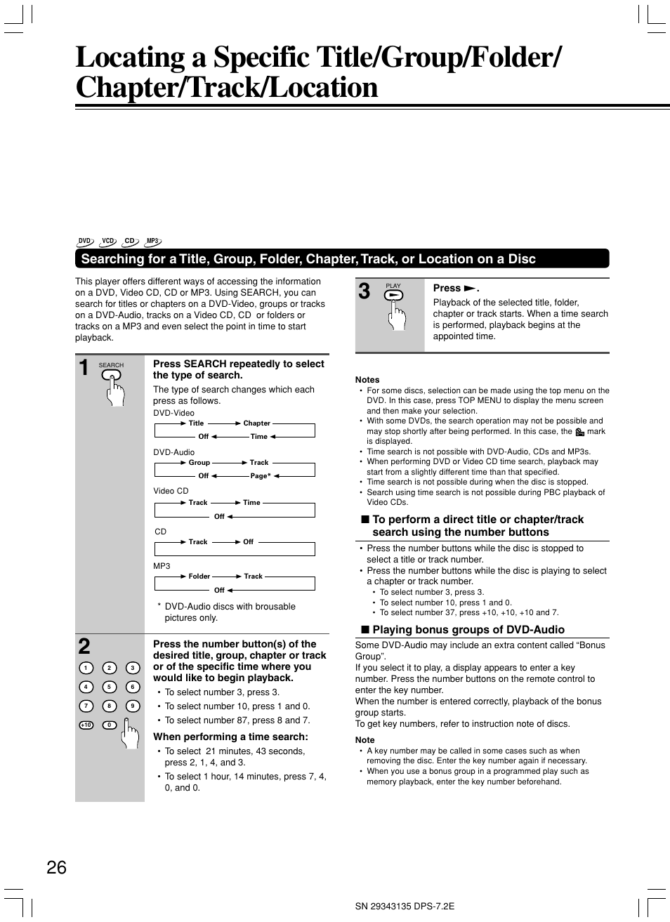 Integra DPS-7.2 User Manual | Page 26 / 68