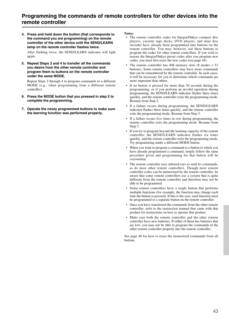 Integra DTR-5.2 User Manual | Page 43 / 52