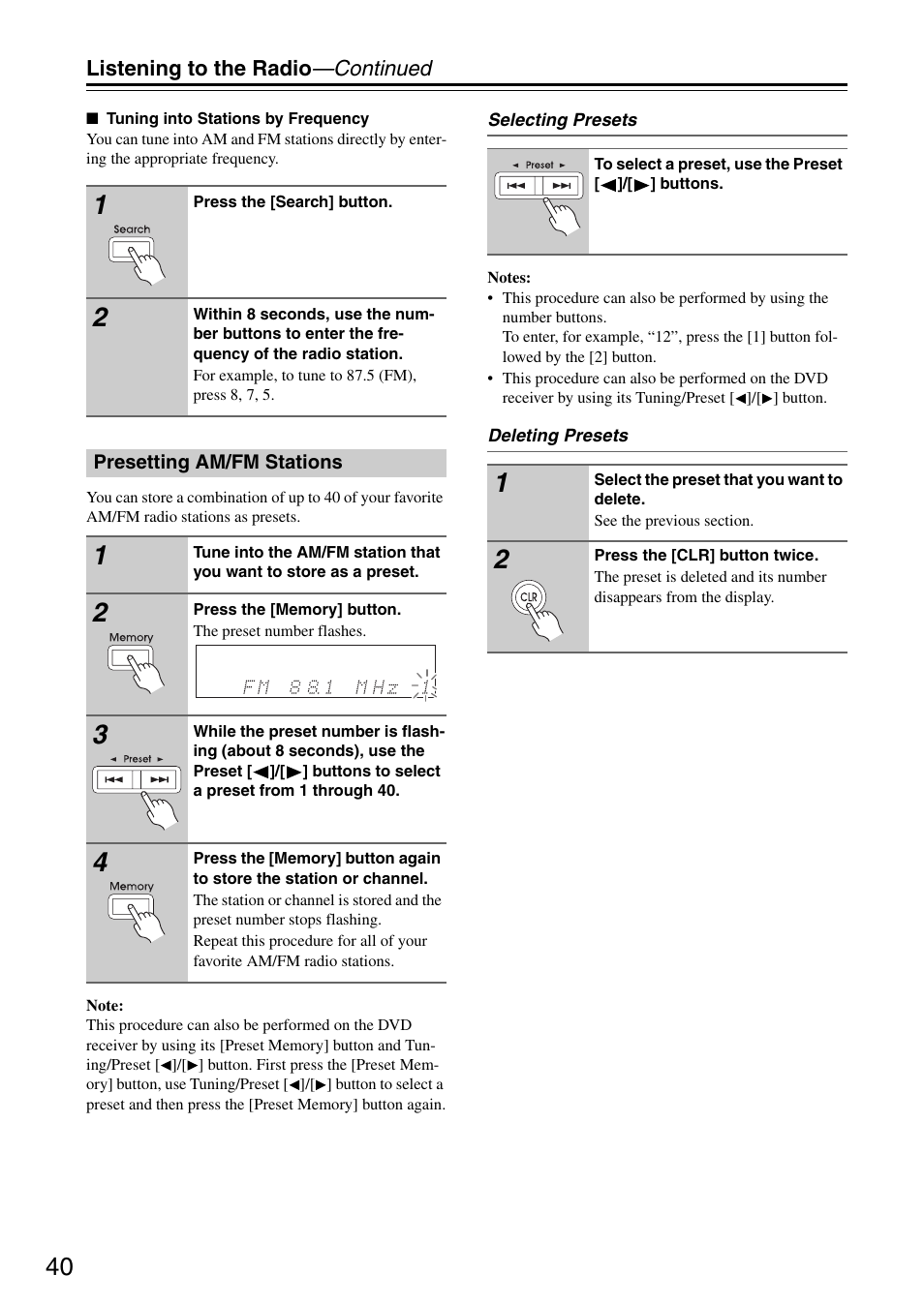 Integra DSR-4.8 User Manual | Page 40 / 80