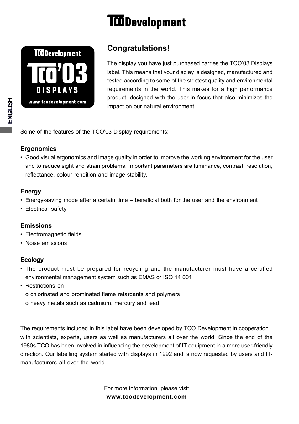 Iiyama PROLITE H2010 User Manual | Page 2 / 44