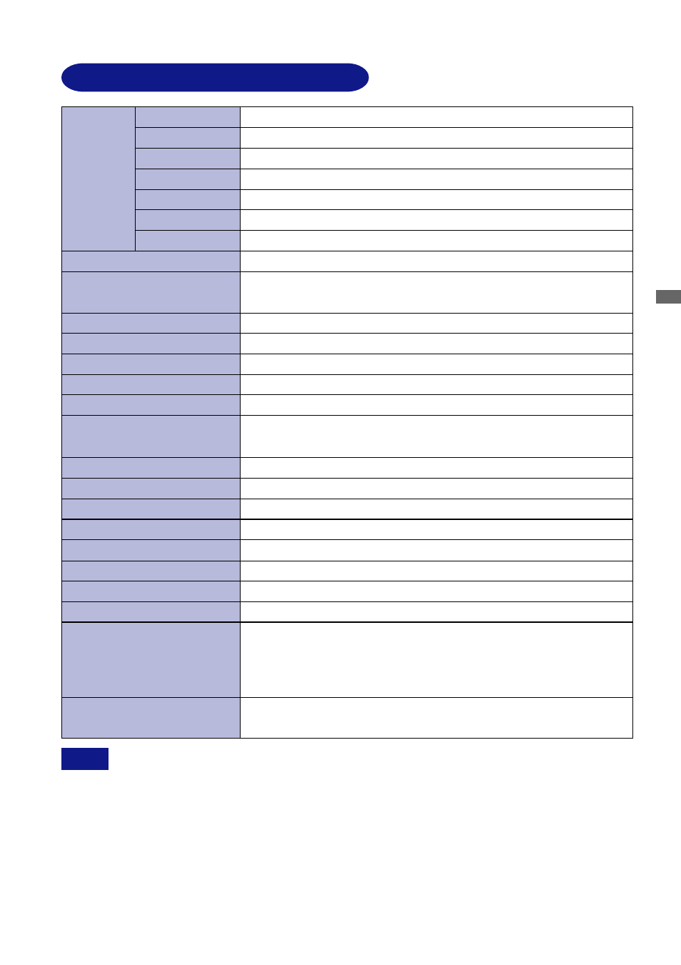 Appendix, Specifications: prolite e1902s | Iiyama E1902S User Manual | Page 33 / 39