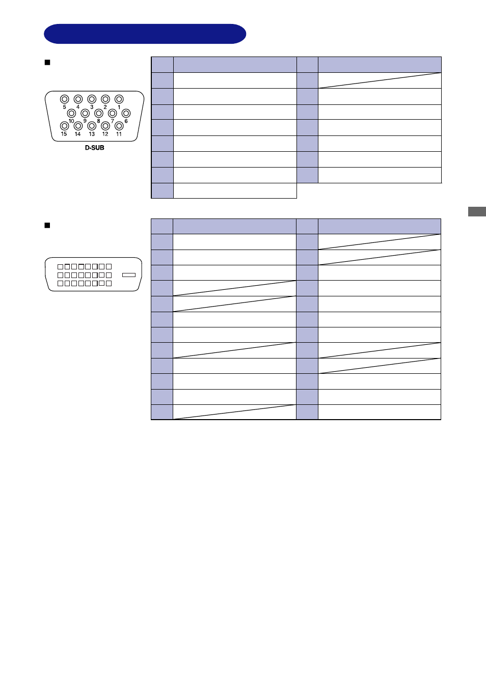 Connector pin assignment | Iiyama E1902S User Manual | Page 39 / 39