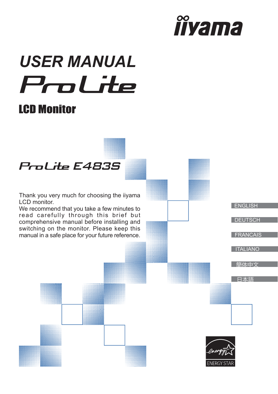 Iiyama Prolite E4835 User Manual | 25 pages