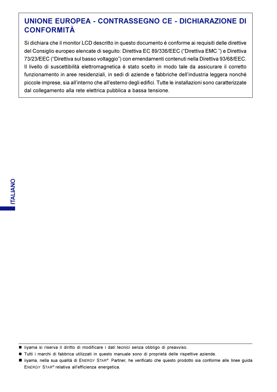 It aliano | Iiyama AX3819UT BK User Manual | Page 116 / 136