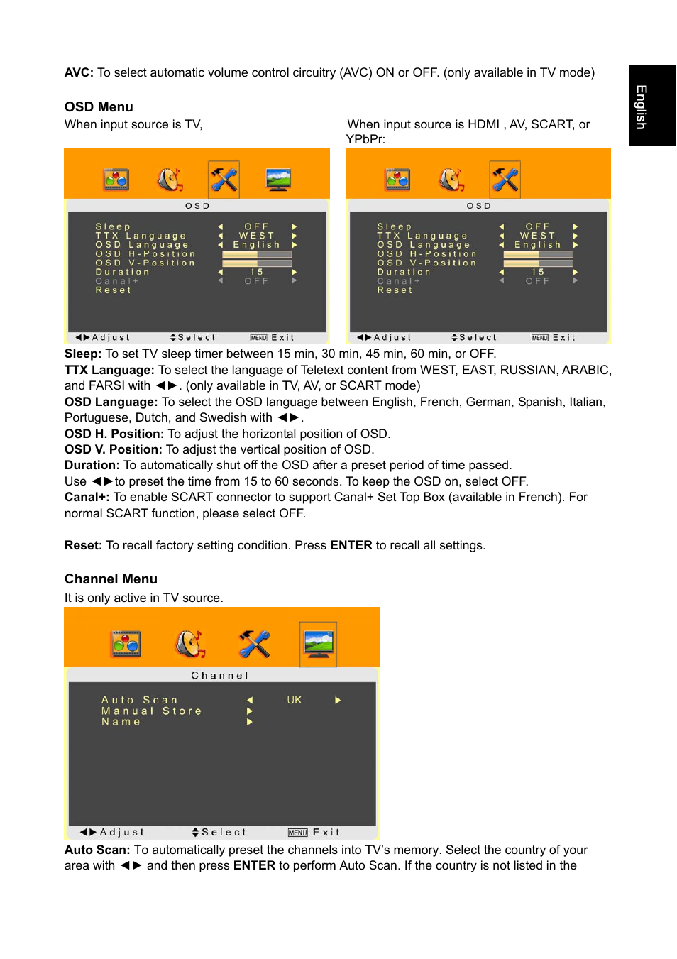 Iiyama PROLITE PLC1900WTV User Manual | Page 17 / 23