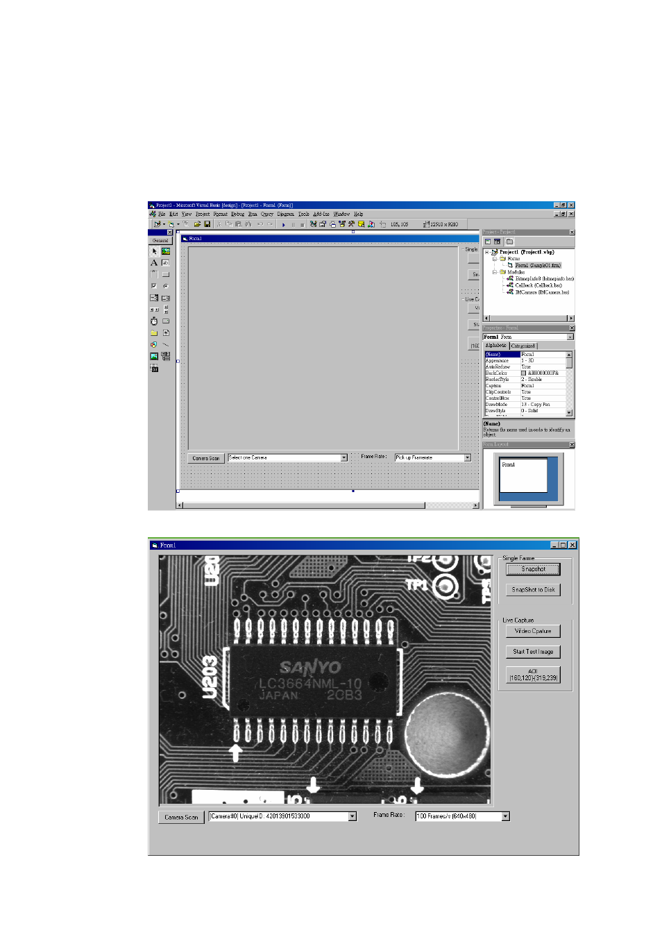 2 sample program for vb | ICP DAS USA IM-100 User Manual | Page 102 / 109