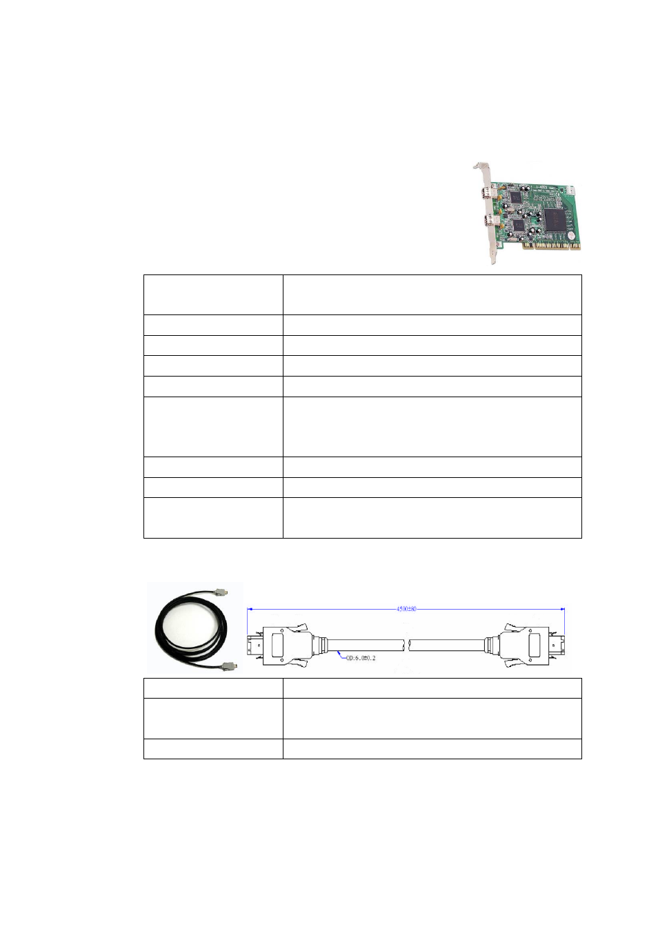 2 optional accessory, 1 1394 dual-port card: ioi-4601-21, 2 1394 latch cable: ca-1394-45 | 2 optional, Accessory, Optional accessory | ICP DAS USA IM-100 User Manual | Page 23 / 109