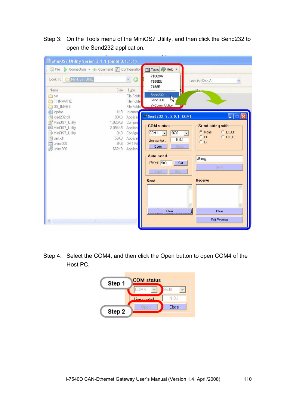 ICP DAS USA I-7540D User Manual | Page 110 / 121