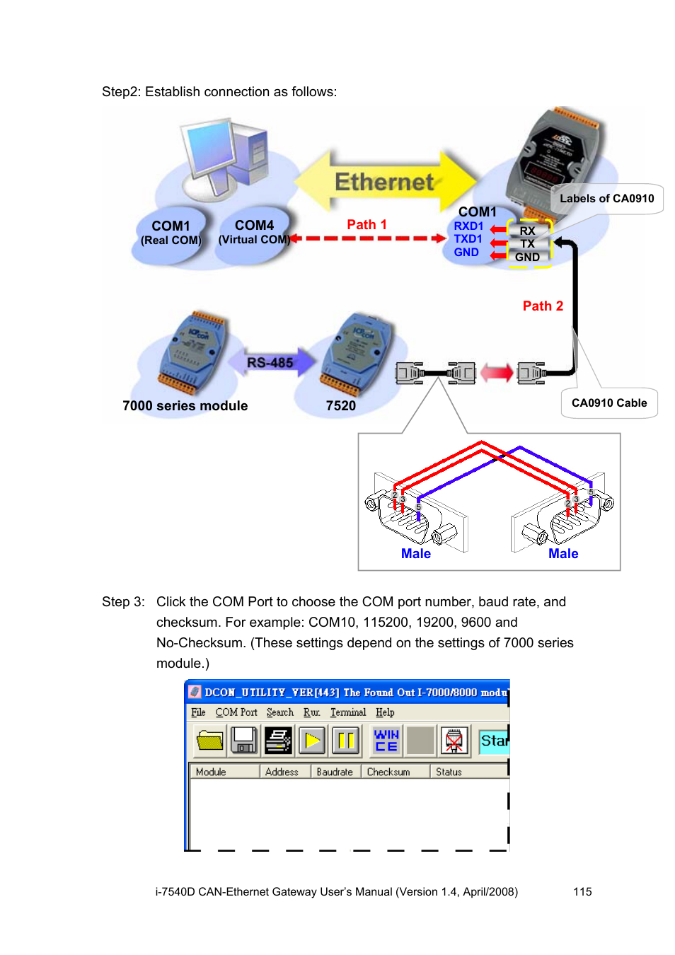 ICP DAS USA I-7540D User Manual | Page 115 / 121