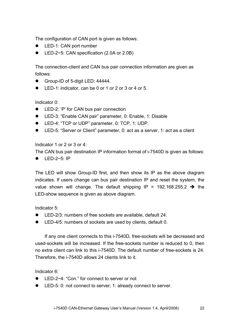 ICP DAS USA I-7540D User Manual | Page 22 / 121