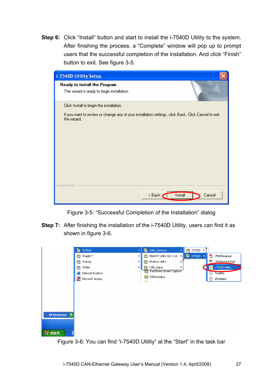 ICP DAS USA I-7540D User Manual | Page 27 / 121