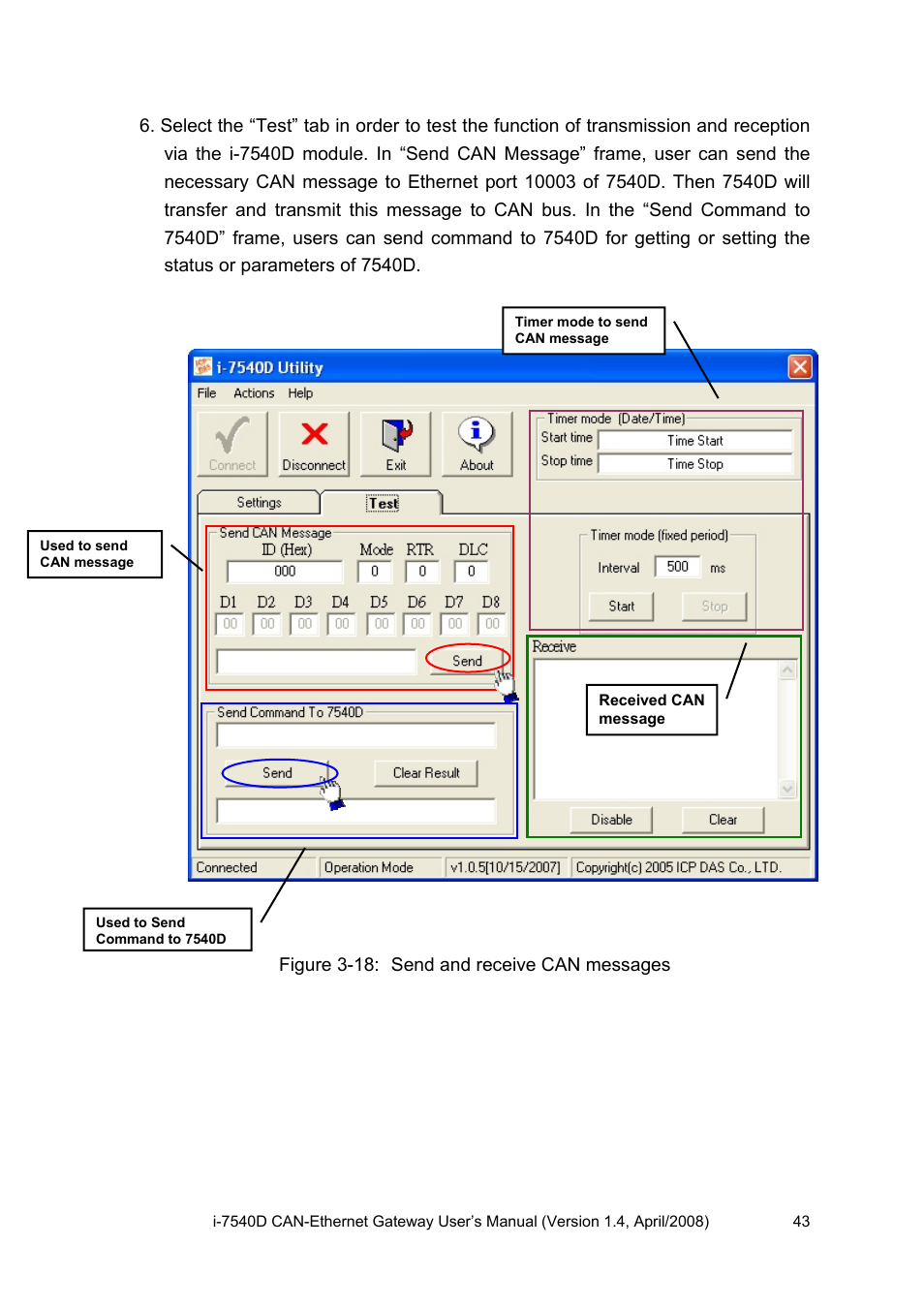 ICP DAS USA I-7540D User Manual | Page 43 / 121