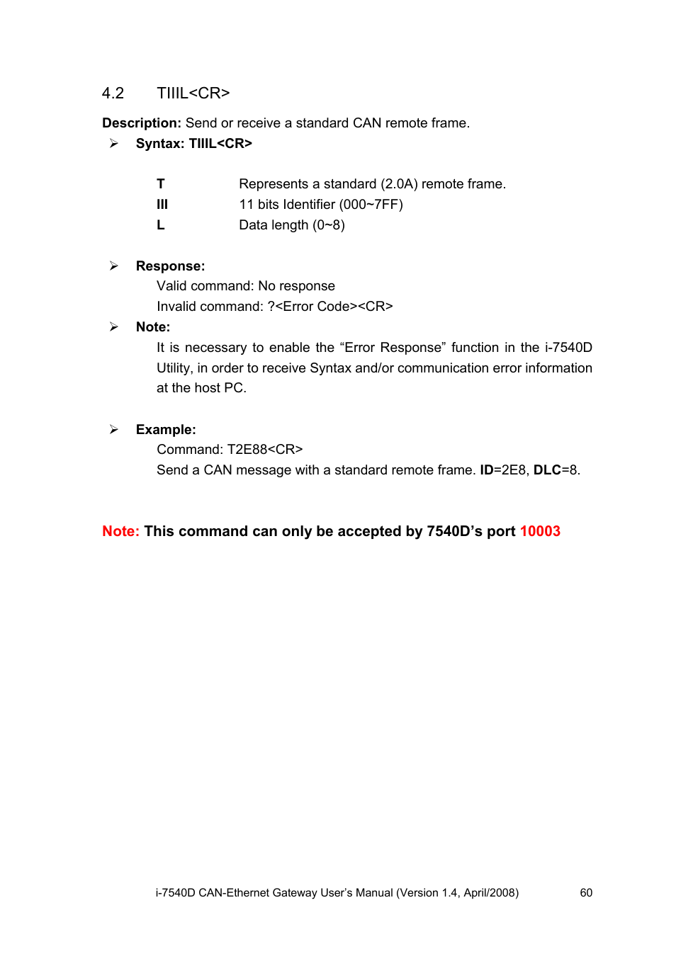 2 tiiil<cr, Tiiil<cr | ICP DAS USA I-7540D User Manual | Page 60 / 121