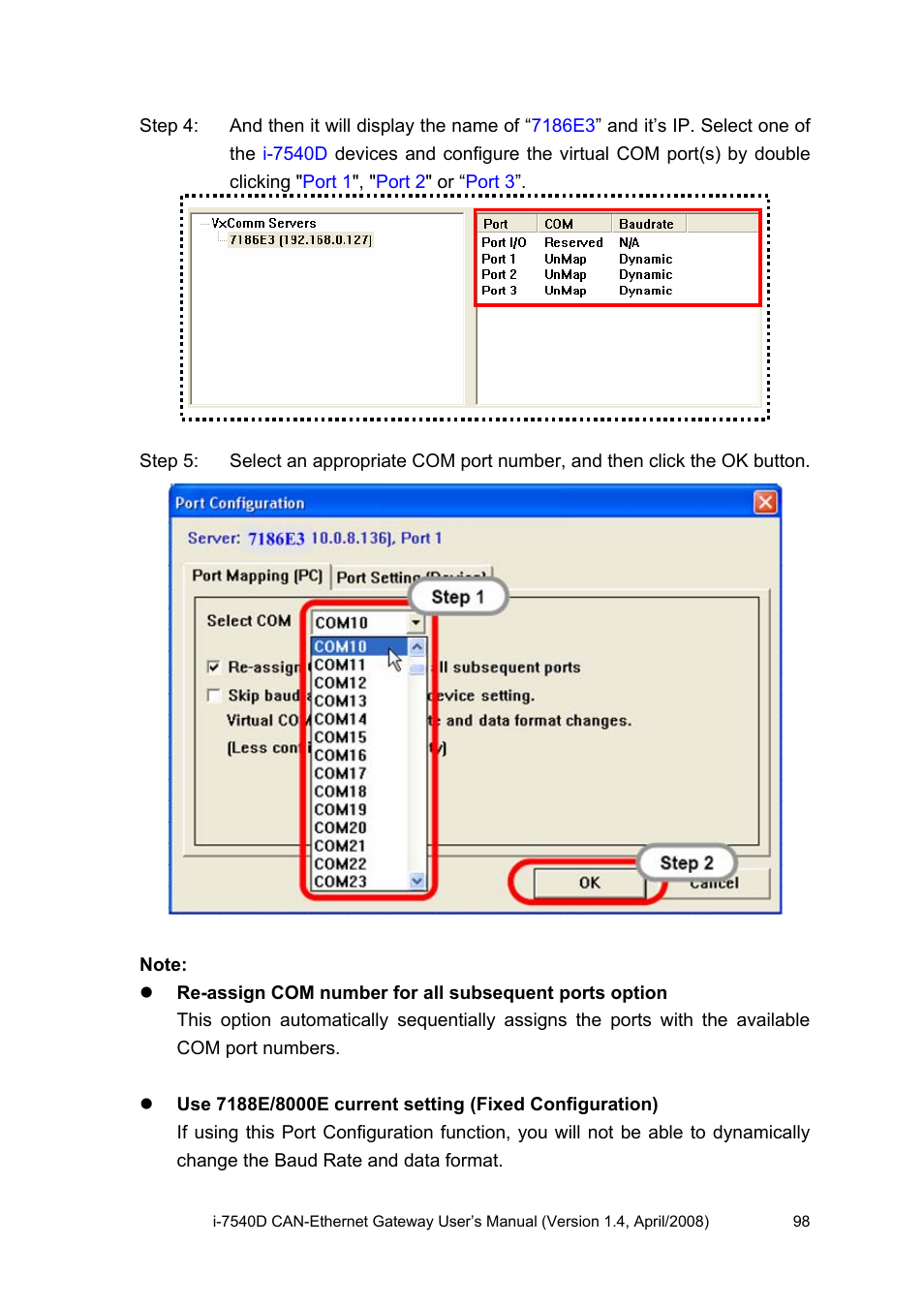 ICP DAS USA I-7540D User Manual | Page 98 / 121