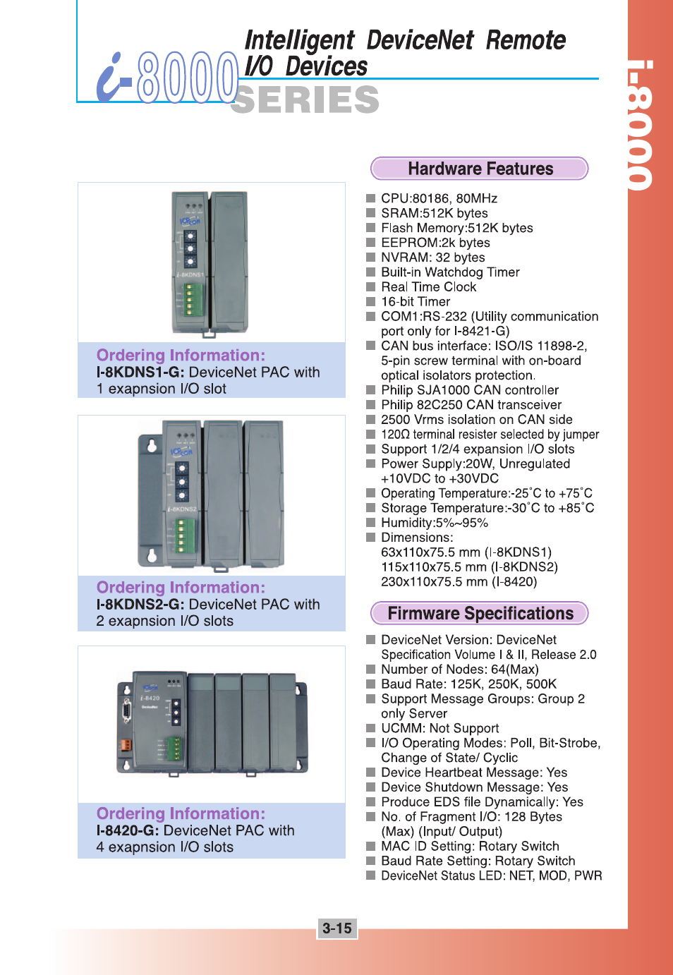 ICP DAS USA Compact PAC i-8000 Series User Manual | Page 15 / 48