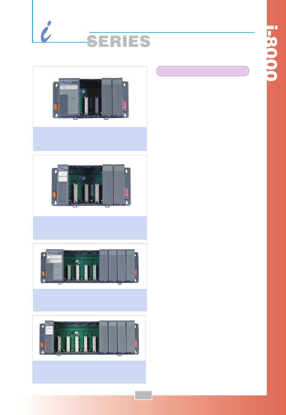 I-8000, Series, I/o expansion unit | ICP DAS USA Compact PAC i-8000 Series User Manual | Page 21 / 48