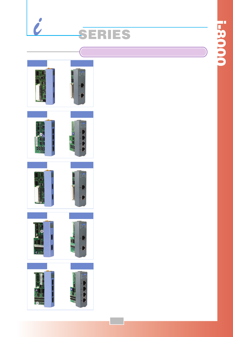 I-8000, Series, Parallel communication modules | ICP DAS USA Compact PAC i-8000 Series User Manual | Page 35 / 48
